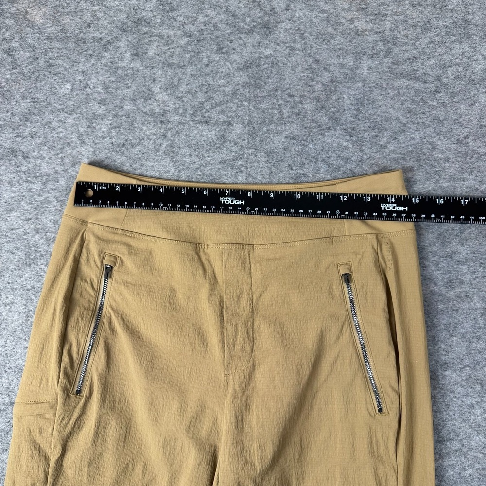 Athleta Trekkie North High Rise Joggers 28" Nylon Stretch Brown Womens 6 - Picture 10 of 14